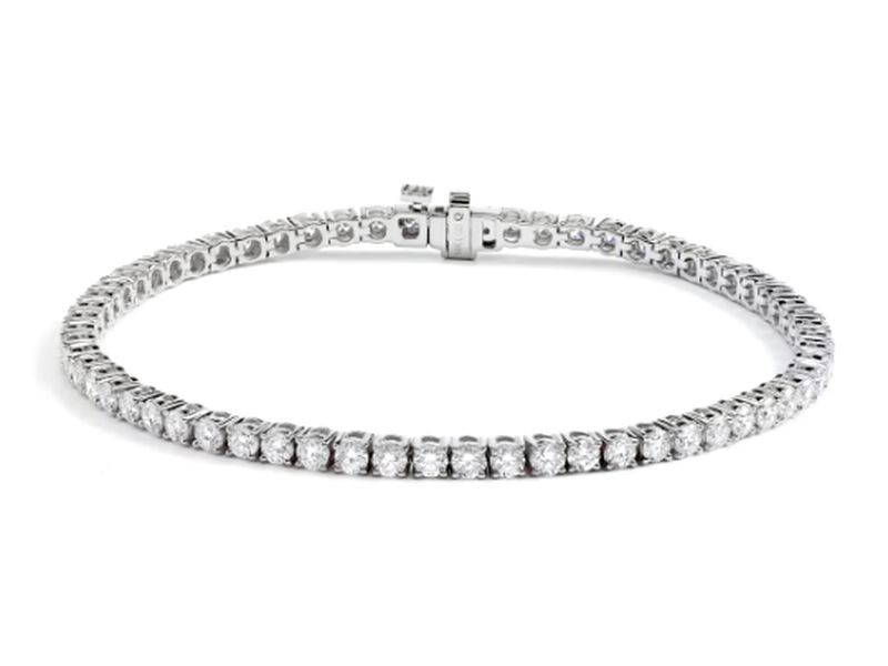 Petite Tennis Bracelet in white gold